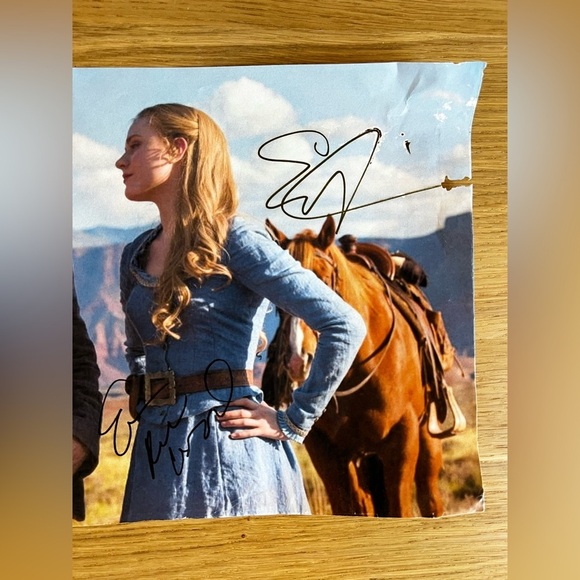 Westworld Signed Cast Print HBO Series Autographs Evan Rachel Wood James Marsden - Picture 2 of 5